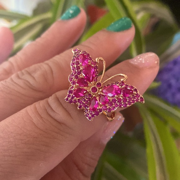 Fashion Jewelry Jewelry - Brilliant Cz Butterfly Ring